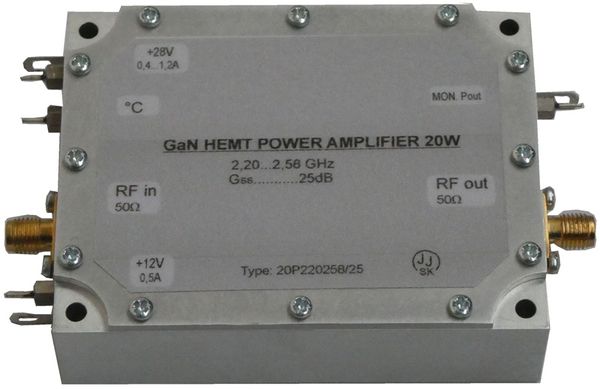 GaN power amplifier S-Band